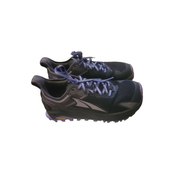 Size 7.5 B- Altra Women's Olympus 5 Hike Mid GTX WP Hiking Boots Black/purple - Picture 2 of 7